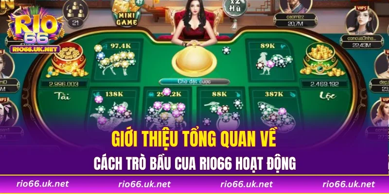 Giới thiệu tổng quan về cách trò bầu cua RIO66 hoạt động