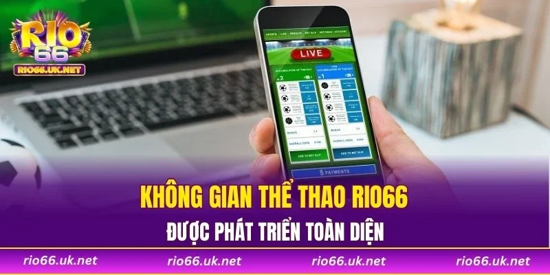 Không gian thể thao RIO66 được phát triển toàn diện