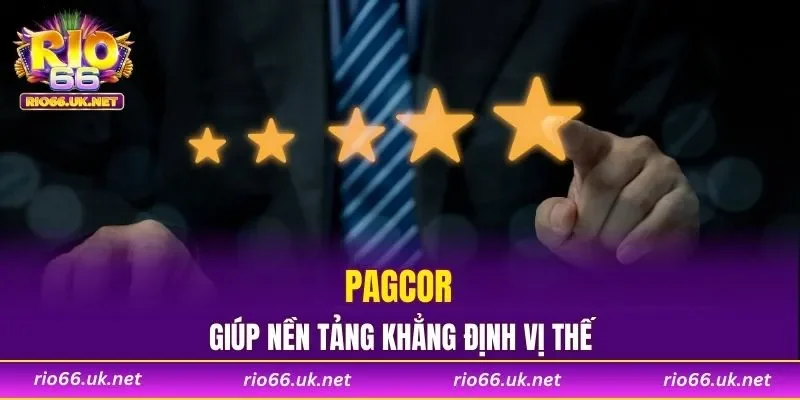 PAGCOR giúp nền tảng khẳng định vị thế